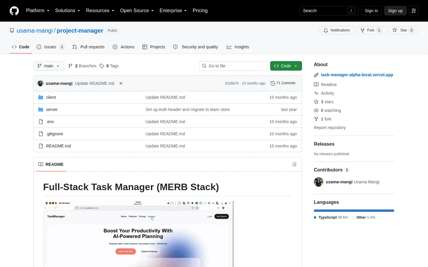 Project Manager